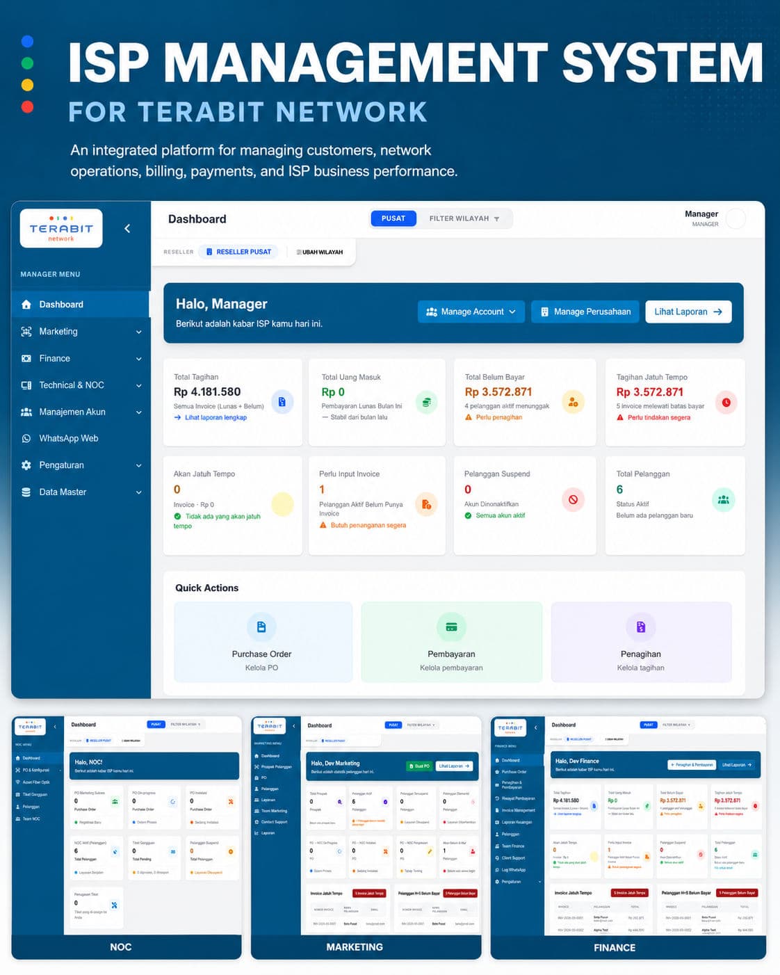 Terabit ISP Management